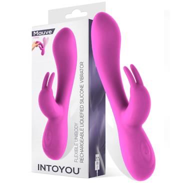 INTOYOU Vibromasseur Unibody en silicone liquide USB Rose