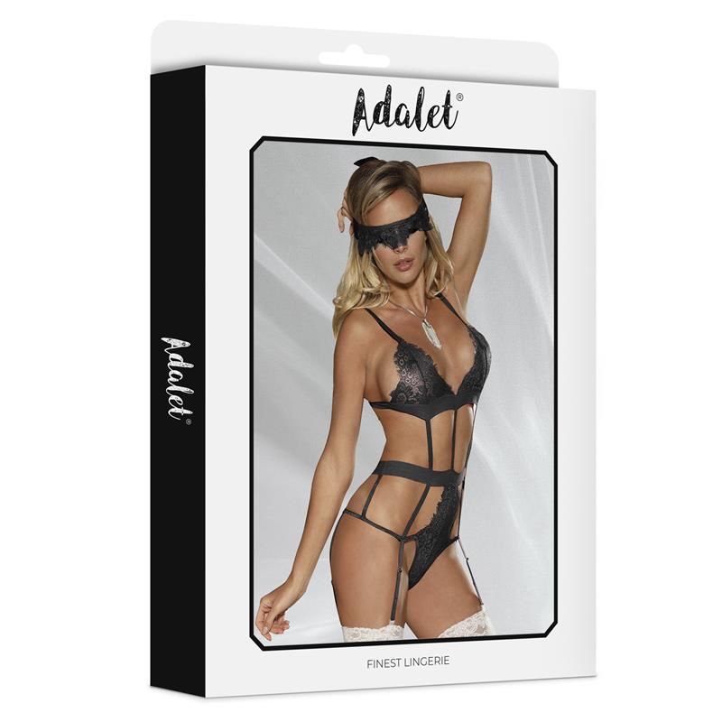 ADALET LINGERIE Body Beatrix avec porte-jarretelles et bandeau en dentelle