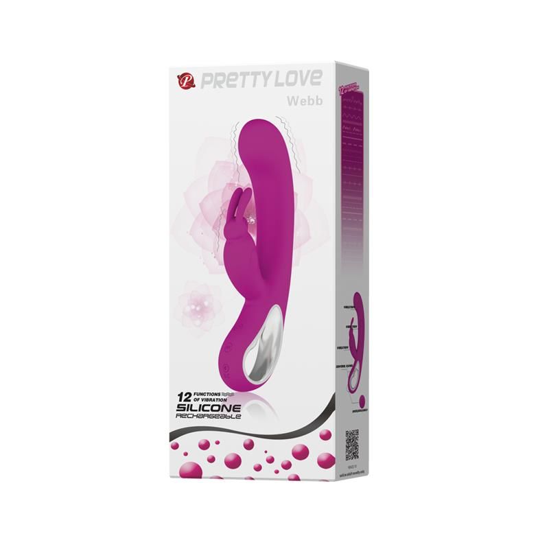 PRETTYLOVE Webb Vibromasseur Couleur Violet