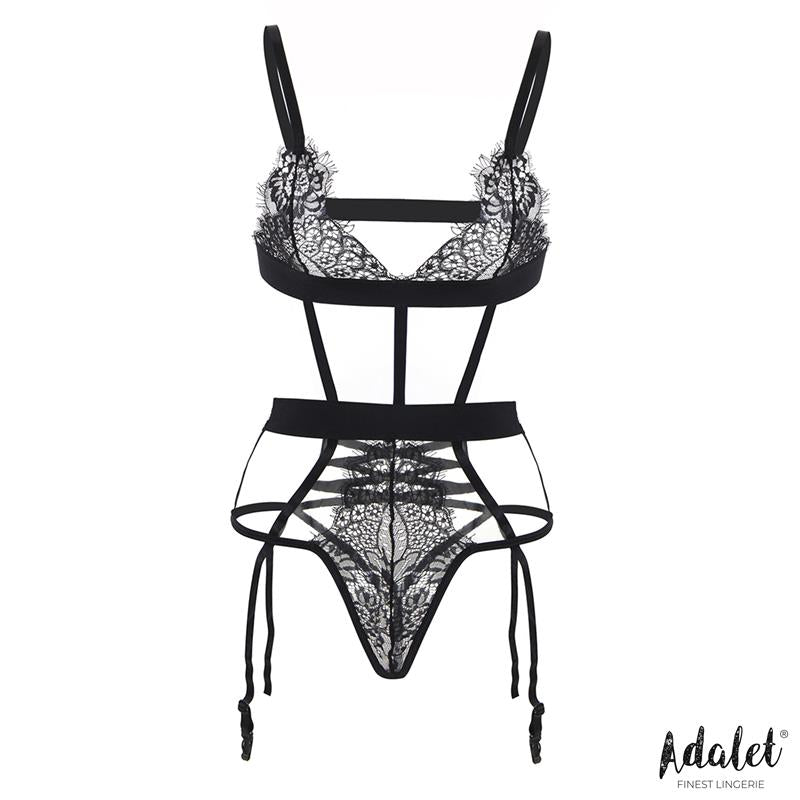 ADALET LINGERIE Body Beatrix avec porte-jarretelles et bandeau en dentelle