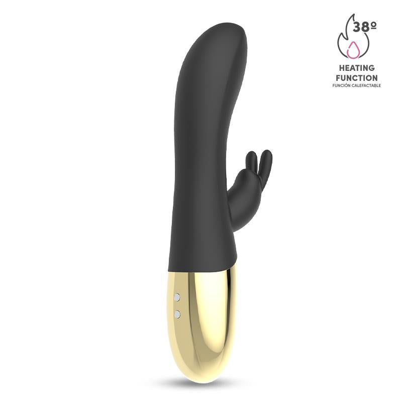 LATETOBED Leums Vibromasseur Rabbit avec fonction de chauffage du point G USB magnétique