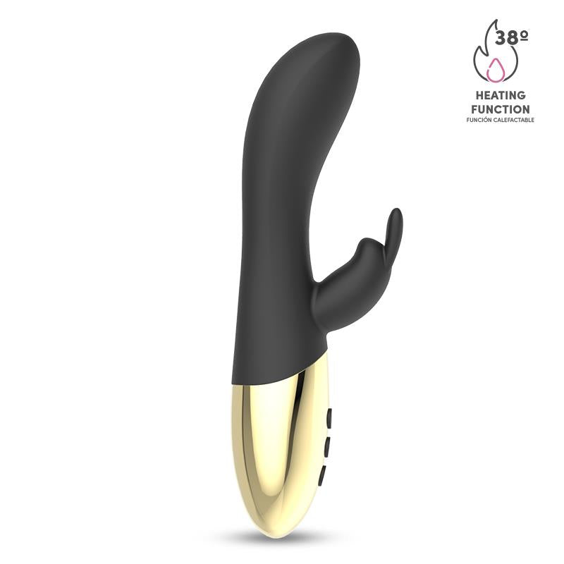 LATETOBED Leums Vibromasseur Rabbit avec fonction de chauffage du point G USB magnétique