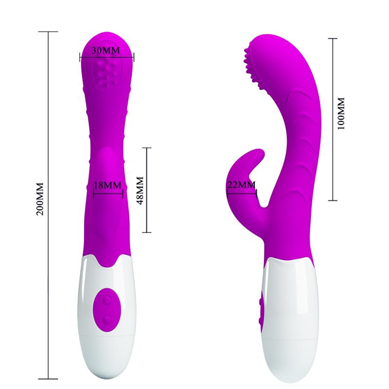 PRETTYLOVE Vibromasseur Alvis 30 Fonctions Rose